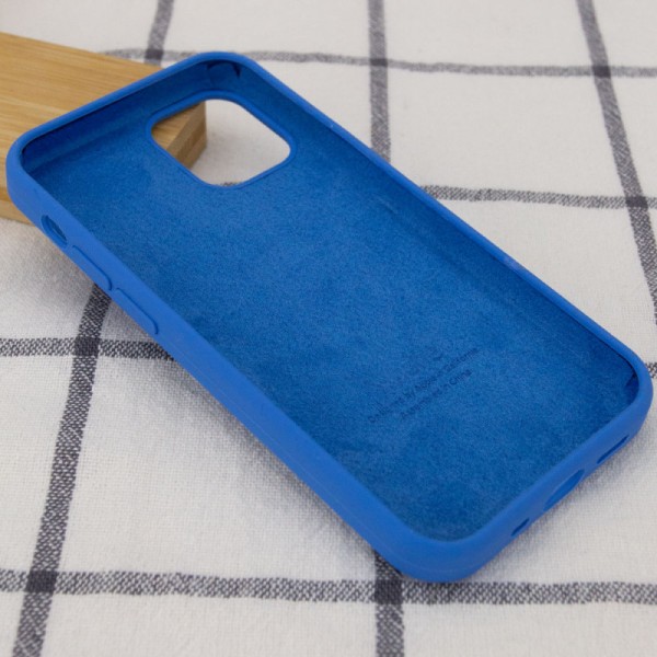 Чохол Silicone Case Full Protective (AA) для Apple iPhone 14 Plus (6.7") Синій / Royal blue Чохол Silicone Case Full Protective (AA) для Apple iPhone 14 Plus (6.7") Синій / Royal blue