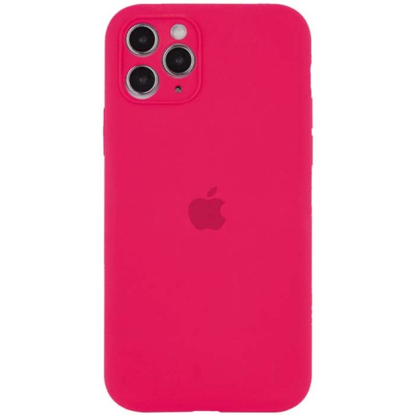Чохол-накладка Apple iPhone 12 Apple Silicone case (With Camera Lens Protection) Rose Red