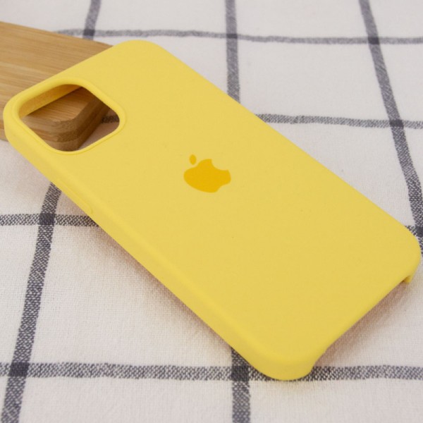 Чохол Silicone Case (AA) для Apple iPhone 12 Pro Max (6.7") Жовтий / Pollen Чохол Silicone Case (AA) для Apple iPhone 12 Pro Max (6.7") Жовтий / Pollen