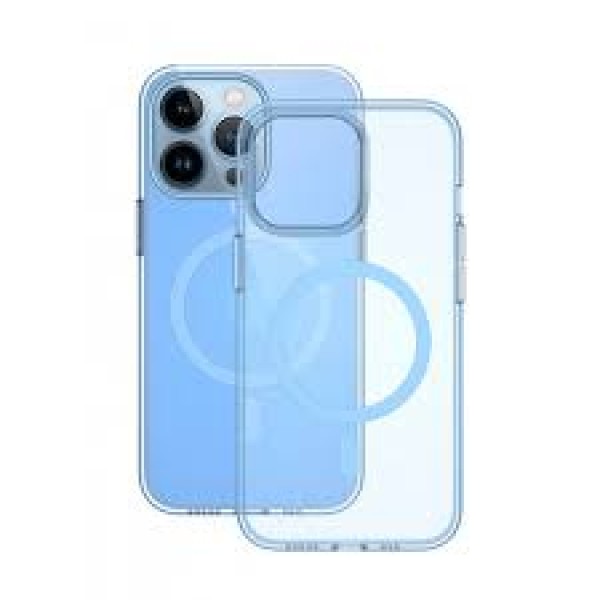 Чохол-накладка iPhone 13 Pro Apple Blueo Crystal Drop PRO Resistance Phone Case with MagSafe Blue