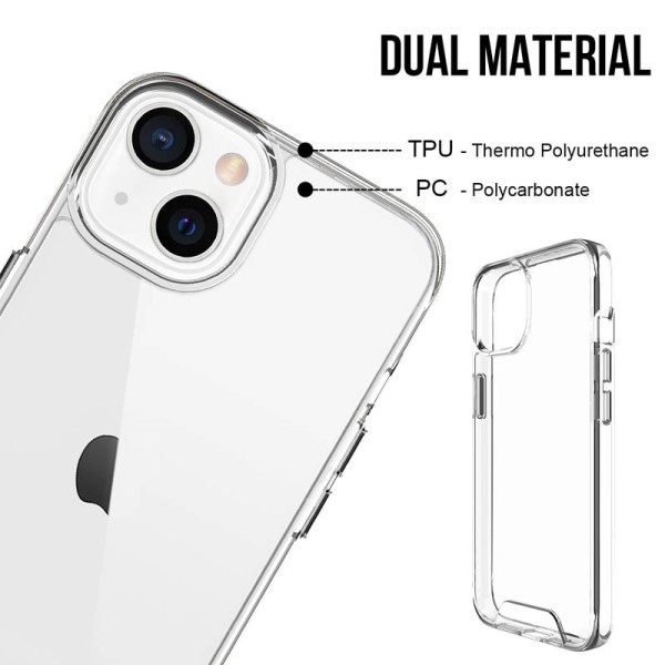 Чохол TPU Space Case transparent для Apple iPhone 13 mini (5.4") Прозорий