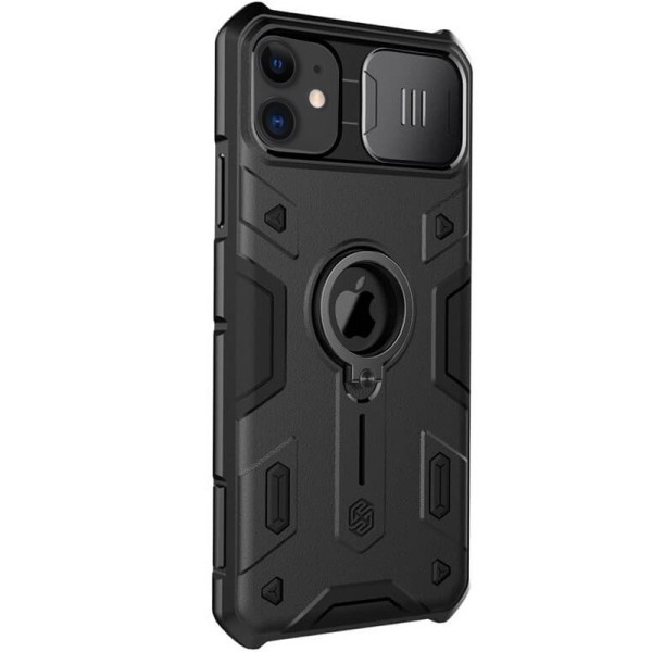 TPU+PC чохол Nillkin CamShield Armor (шторка на камеру) для Apple iPhone 11 (6.1") Чорний