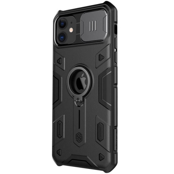 TPU+PC чохол Nillkin CamShield Armor (шторка на камеру) для Apple iPhone 11 (6.1") Чорний