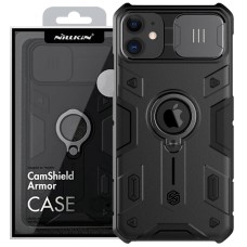 TPU+PC чохол Nillkin CamShield Armor (шторка на камеру) для Apple iPhone 11 (6.1") Чорний