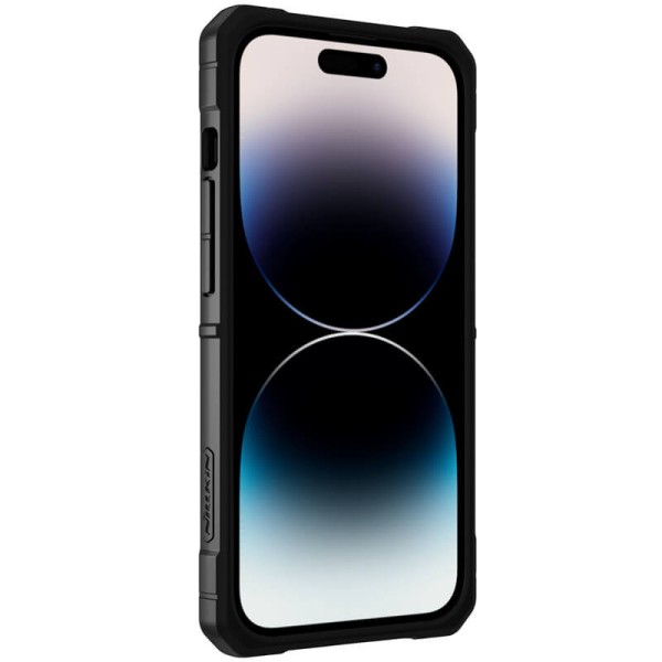 TPU+PC чохол Nillkin CamShield Adventurer Pro (шторка на камеру) для Apple iPhone 14 Pro Max (6.7") Armor Black