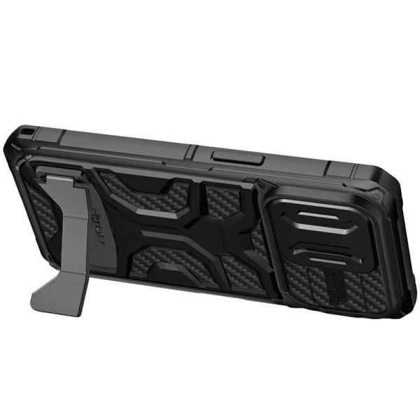 TPU+PC чохол Nillkin CamShield Adventurer Pro (шторка на камеру) для Apple iPhone 14 Pro Max (6.7") Armor Black