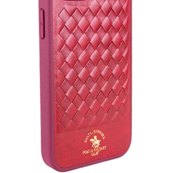 Шкіряний чохол Polo Santa Barbara для Apple iPhone 14 Pro (6.1") Red Шкіряний чохол Polo Santa Barbara для Apple iPhone 14 Pro (6.1") Red