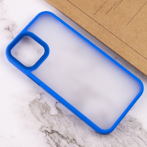 TPU+PC чохол Metal Buttons для Apple iPhone 13 (6.1") Блакитний TPU+PC чохол Metal Buttons для Apple iPhone 13 (6.1") Блакитний