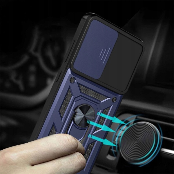 Ударостійкий чохол Camshield Serge Ring для Xiaomi Redmi Note 10 / Note 10s / Poco M5s Синій Ударостійкий чохол Camshield Serge Ring для Xiaomi Redmi Note 10 / Note 10s / Poco M5s Синій