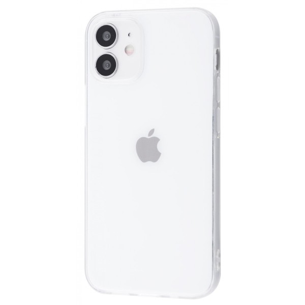 Чохол Силікон 0.5 mm iPhone 12 mini white