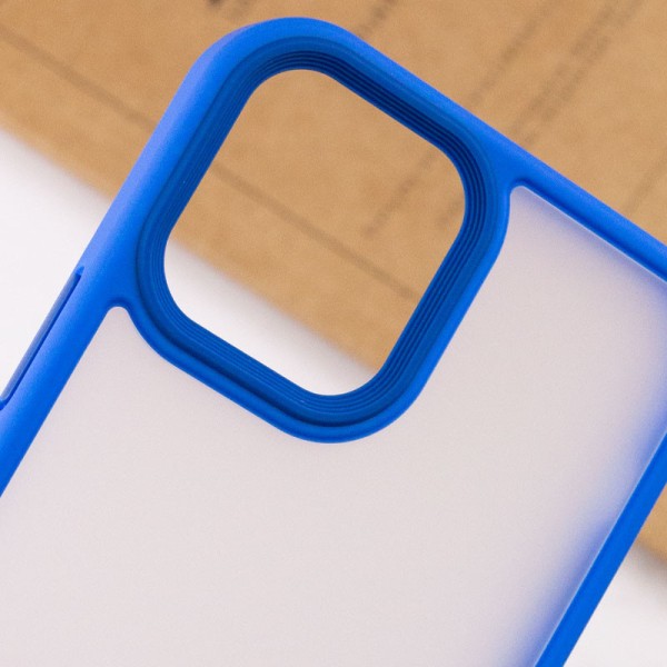TPU+PC чохол Metal Buttons для Apple iPhone 13 (6.1") Блакитний TPU+PC чохол Metal Buttons для Apple iPhone 13 (6.1") Блакитний