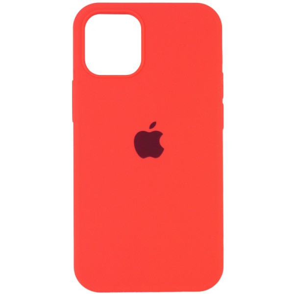 Чохол Silicone Case Full Protective (AA) для Apple iPhone 13 Pro (6.1") Кавуновий / Watermelon red