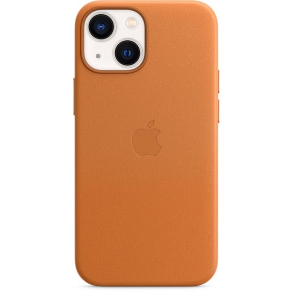 Чохол-накладка Apple iPhone 13 Leather Case with MagSafe - Golden Brown (MM103)