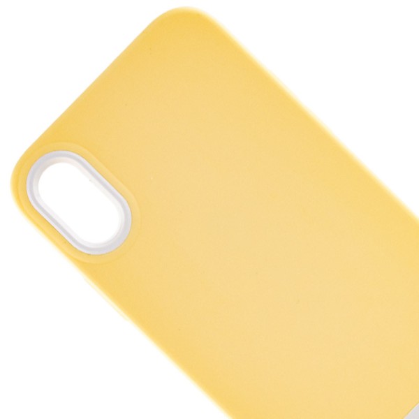 Чохол TPU+PC Bichromatic для Apple iPhone X / XS (5.8") Creamy-yellow / White Чохол TPU+PC Bichromatic для Apple iPhone X / XS (5.8") Creamy-yellow / White