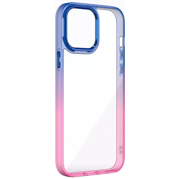 Чохол TPU+PC Fresh sip series для Xiaomi Redmi 9C Рожевий / Синій
