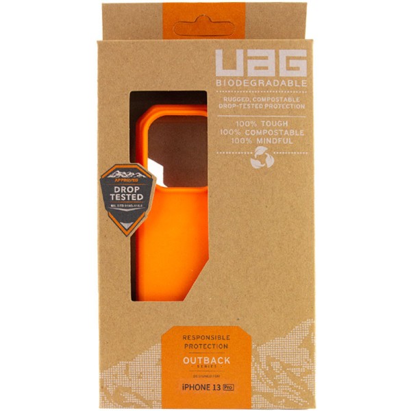 Чохол UAG OUTBACK BIO для Apple iPhone 13 Pro (6.1") Помаранчевий Чохол UAG OUTBACK BIO для Apple iPhone 13 Pro (6.1") Помаранчевий