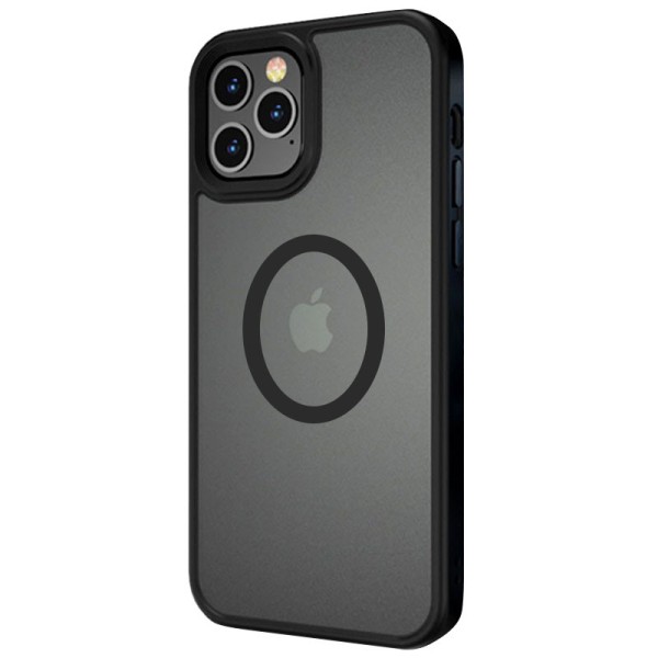 TPU+PC чохол Metal Buttons with MagSafe для Apple iPhone 13 Pro Max (6.7") Чорний TPU+PC чохол Metal Buttons with MagSafe для Apple iPhone 13 Pro Max (6.7") Чорний