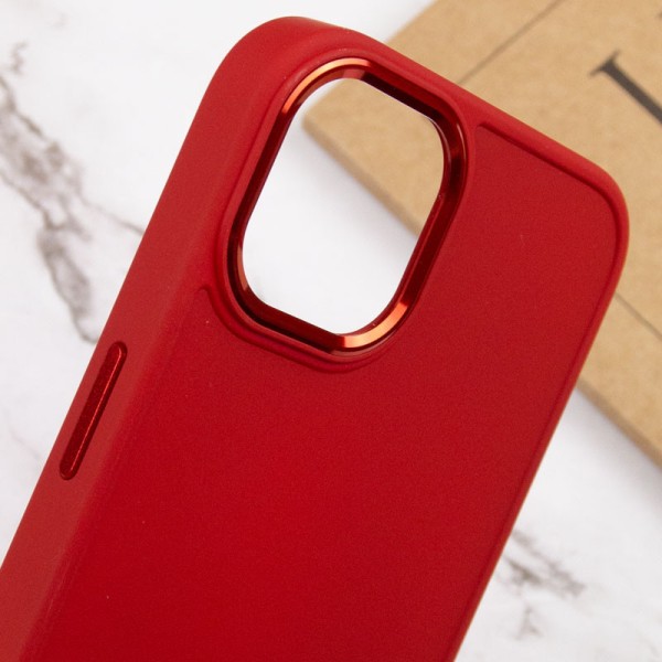 TPU чохол Bonbon Metal Style для Apple iPhone 12 Pro Max (6.7") Червоний / Red
