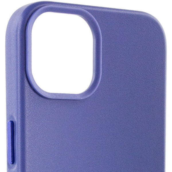 Шкіряний чохол Leather Case (AA Plus) with MagSafe для Apple iPhone 12 Pro Max (6.7") Wisteria