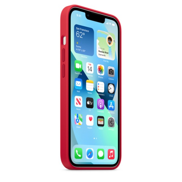 Чохол-накладка iPhone 13 Apple Silicone Case 1:1 with MagSafe Red