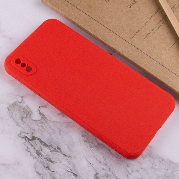 Силіконовий чохол Candy Full Camera для Apple iPhone X / XS (5.8") Червоний / Red Силіконовий чохол Candy Full Camera для Apple iPhone X / XS (5.8") Червоний / Red