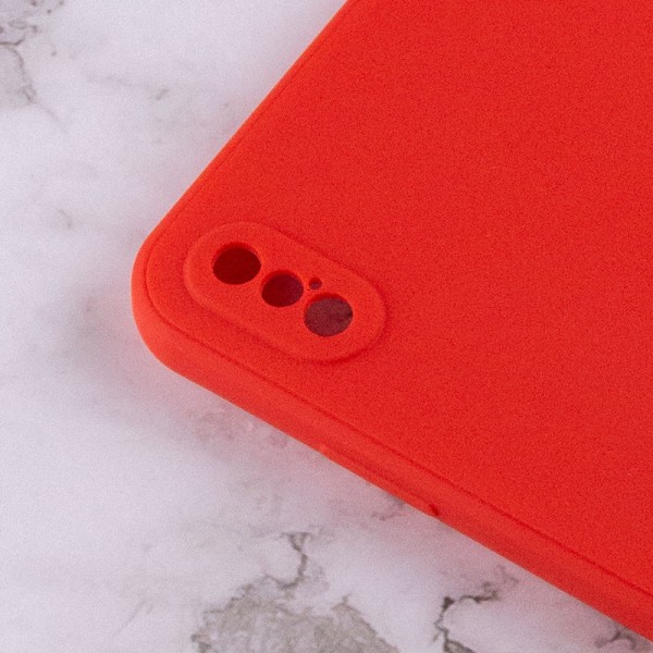 Силіконовий чохол Candy Full Camera для Apple iPhone X / XS (5.8") Червоний / Red Силіконовий чохол Candy Full Camera для Apple iPhone X / XS (5.8") Червоний / Red