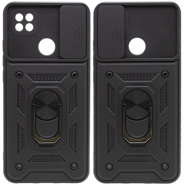 Ударостійкий чохол Camshield Serge Ring для Xiaomi Redmi 9C / Redmi 10A Чорний