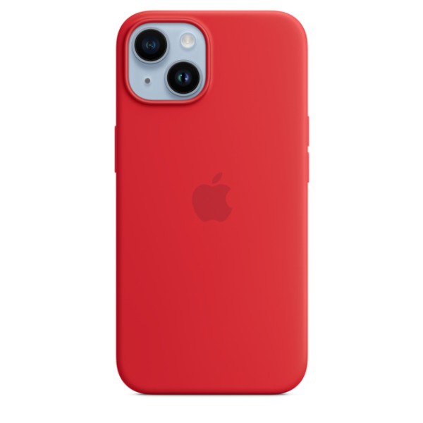 Чохол-накладка iPhone 14 Apple Silicone Case 1:1 with MagSafe Red