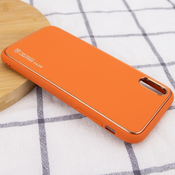 Шкіряний чохол Xshield для Apple iPhone XR (6.1") Помаранчевий / Apricot Шкіряний чохол Xshield для Apple iPhone XR (6.1") Помаранчевий / Apricot
