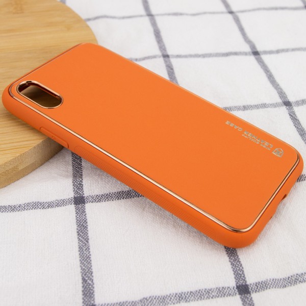 Шкіряний чохол Xshield для Apple iPhone XR (6.1") Помаранчевий / Apricot Шкіряний чохол Xshield для Apple iPhone XR (6.1") Помаранчевий / Apricot