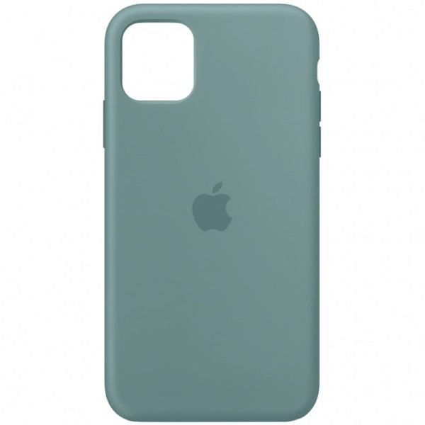Чохол Silicone Case Full Protective (AA) для Apple iPhone 11 Pro (5.8") Зелений / Cactus Чохол Silicone Case Full Protective (AA) для Apple iPhone 11 Pro (5.8") Зелений / Cactus