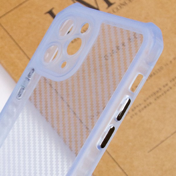 Чохол TPU Ease Carbon color series для Apple iPhone 11 Pro (5.8") Синій / Прозорий Чохол TPU Ease Carbon color series для Apple iPhone 11 Pro (5.8") Синій / Прозорий