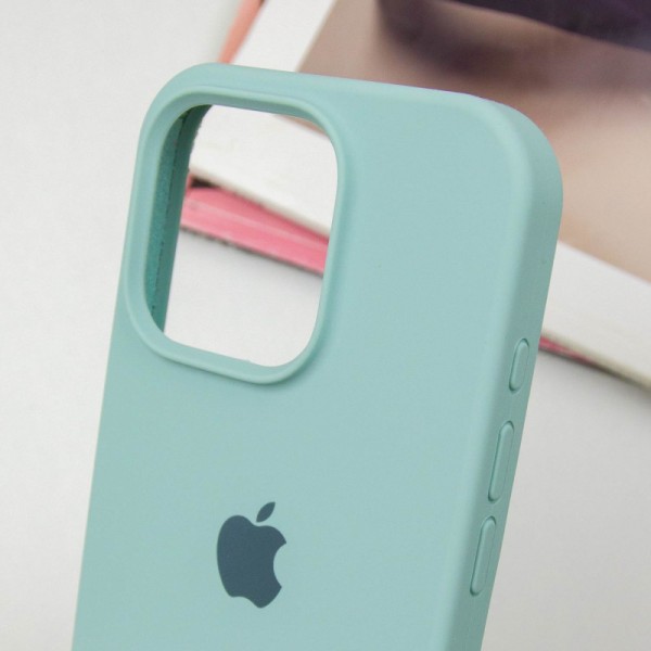 Чохол Silicone Case Full Protective (AA) для Apple iPhone 13 Pro (6.1") Бірюзовий / Beryl