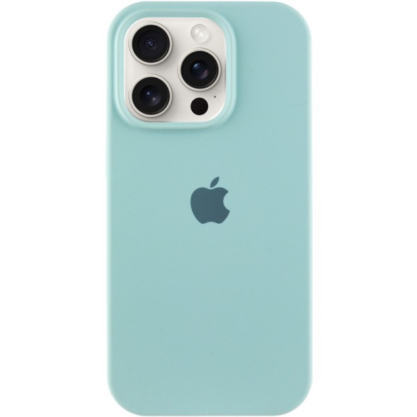 Чохол Silicone Case Full Protective (AA) для Apple iPhone 13 Pro (6.1") Бірюзовий / Beryl