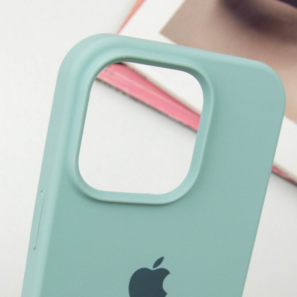 Чохол Silicone Case Full Protective (AA) для Apple iPhone 13 Pro (6.1") Бірюзовий / Beryl