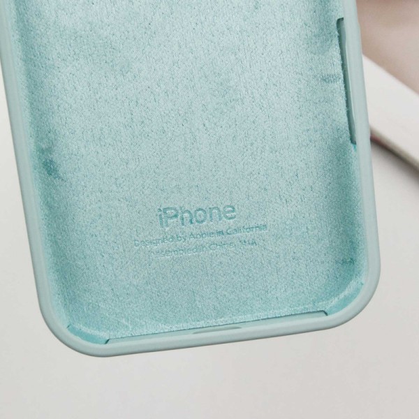 Чохол Silicone Case Full Protective (AA) для Apple iPhone 13 Pro (6.1") Бірюзовий / Beryl