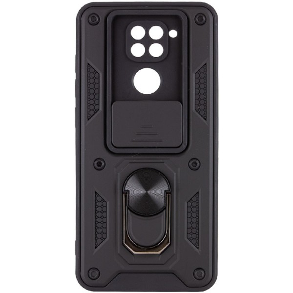 Ударостійкий чохол Camshield Serge Ring для Xiaomi Redmi Note 9 / Redmi 10X Чорний Ударостійкий чохол Camshield Serge Ring для Xiaomi Redmi Note 9 / Redmi 10X Чорний