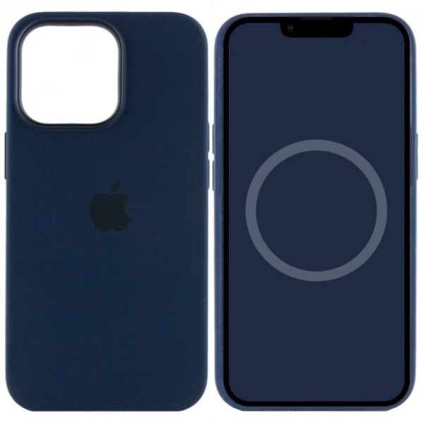 Чохол-накладка iPhone 13 Pro Max Apple Silicone Case with Animation & MagSafe Abyss Blue