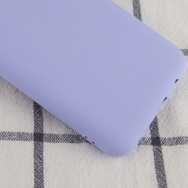 Чехол Silicone Cover My Color Full Protective (A) для Samsung Galaxy A02s Сиреневый / Dasheen
