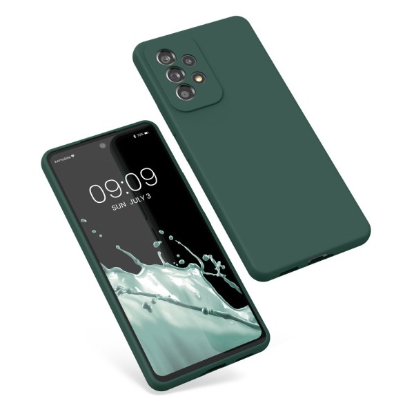 Чохол-накладка Samsung A536 (A53-5G) Silicone Case Soft Touch Midnight Green Чохол-накладка Samsung A536 (A53-5G) Silicone Case Soft Touch Midnight Green