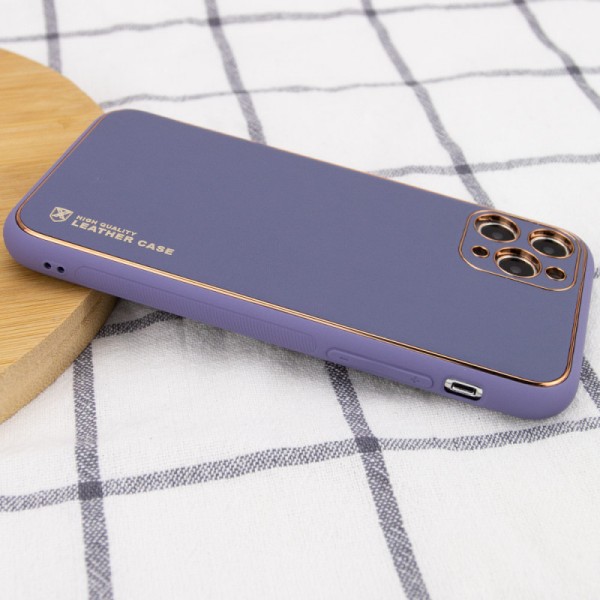 Шкіряний чохол Xshield для Apple iPhone 12 Pro (6.1") Сірий / Lavender Gray Шкіряний чохол Xshield для Apple iPhone 12 Pro (6.1") Сірий / Lavender Gray