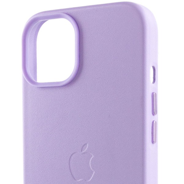 Шкіряний чохол Leather Case (AA Plus) with MagSafe для Apple iPhone 14 (6.1") Elegant purple Шкіряний чохол Leather Case (AA Plus) with MagSafe для Apple iPhone 14 (6.1") Elegant purple