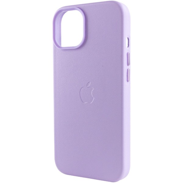 Шкіряний чохол Leather Case (AA Plus) with MagSafe для Apple iPhone 14 (6.1") Elegant purple Шкіряний чохол Leather Case (AA Plus) with MagSafe для Apple iPhone 14 (6.1") Elegant purple