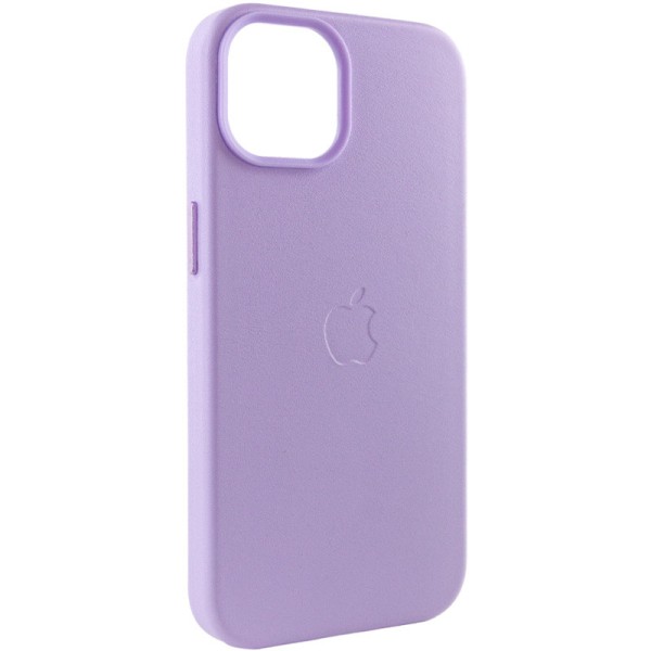Шкіряний чохол Leather Case (AA Plus) with MagSafe для Apple iPhone 14 (6.1") Elegant purple Шкіряний чохол Leather Case (AA Plus) with MagSafe для Apple iPhone 14 (6.1") Elegant purple