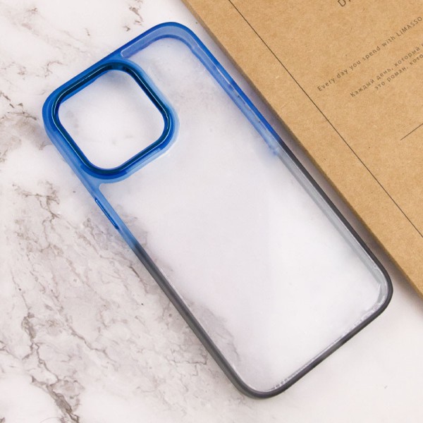 Чохол TPU+PC Fresh sip series для Apple iPhone 13 Pro (6.1") Чорний / Синій