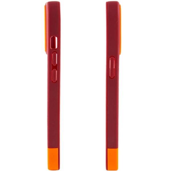 Чохол TPU+PC Bichromatic для Apple iPhone 11 (6.1") Brown burgundy / Orange Чохол TPU+PC Bichromatic для Apple iPhone 11 (6.1") Brown burgundy / Orange
