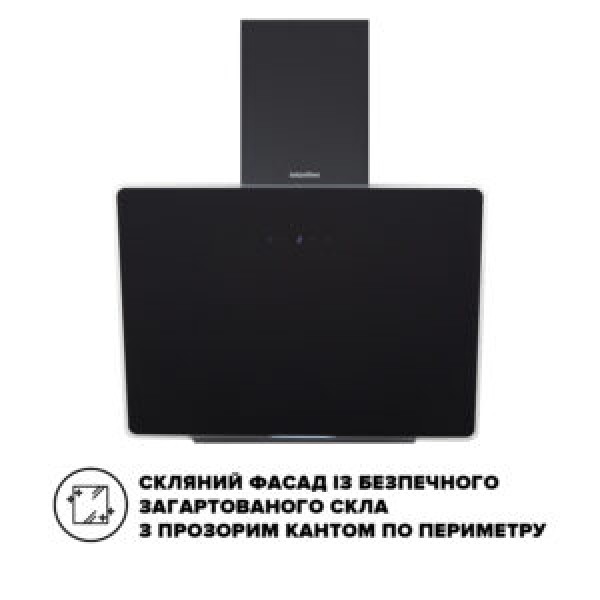 Витяжка Interline FLOW BL A/60/GL/M