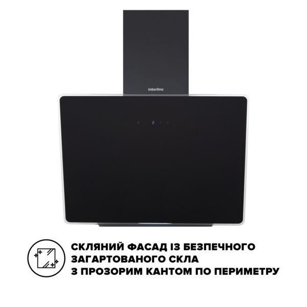 Витяжка Interline FLOW BL A/60/GL/M