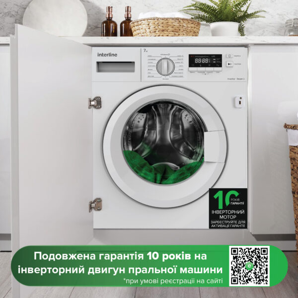 Пральна машина Interline WM 714016 PB Steam Пральна машина Interline WM 714016 PB Steam