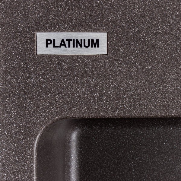 Гранітна мийка для кухні Platinum 7850 Bogema матовий Гренадін